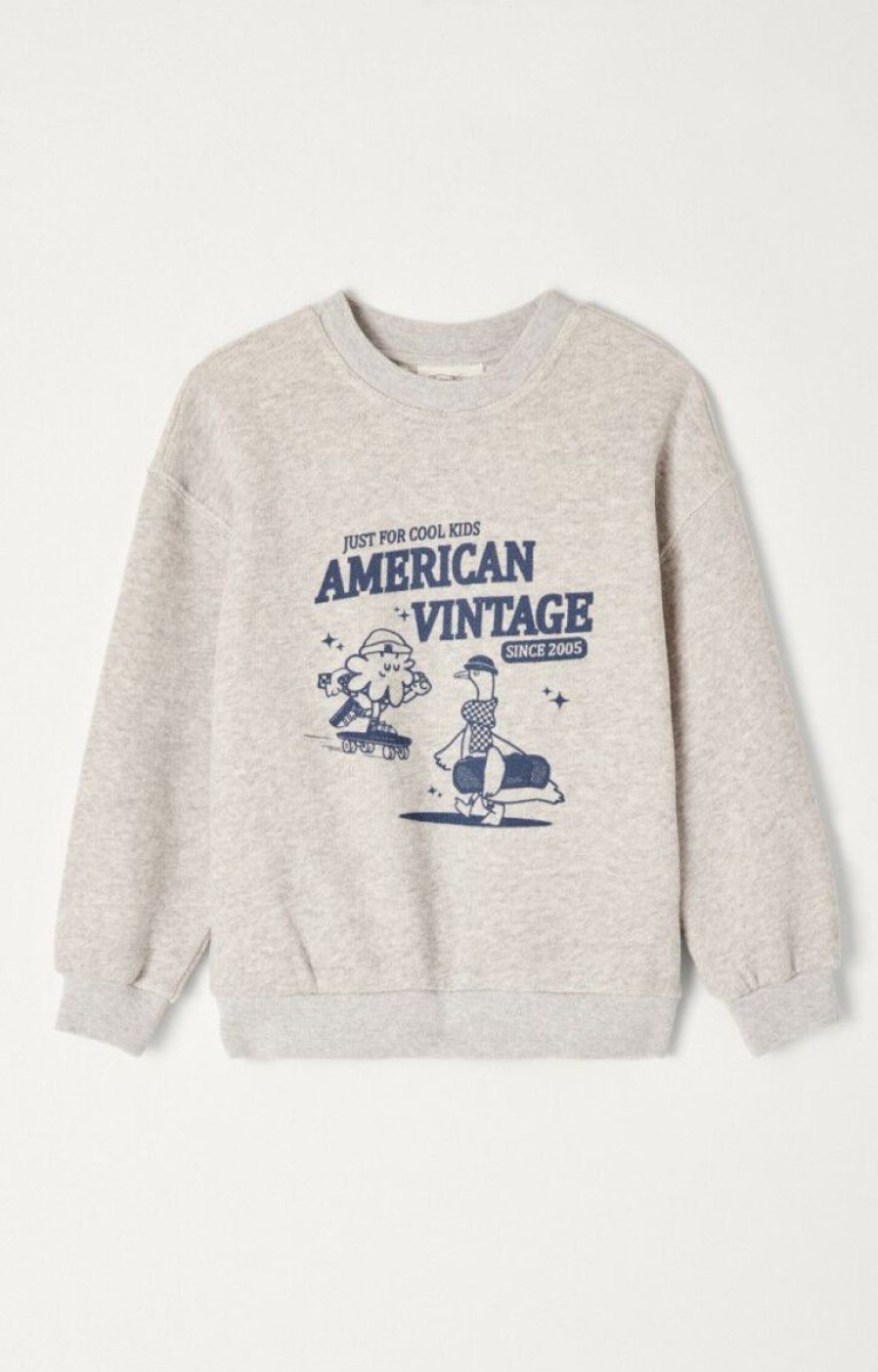 Kinderen American Vintage  | Kinderensweater Kodytown Mildred Polair Gevlekt